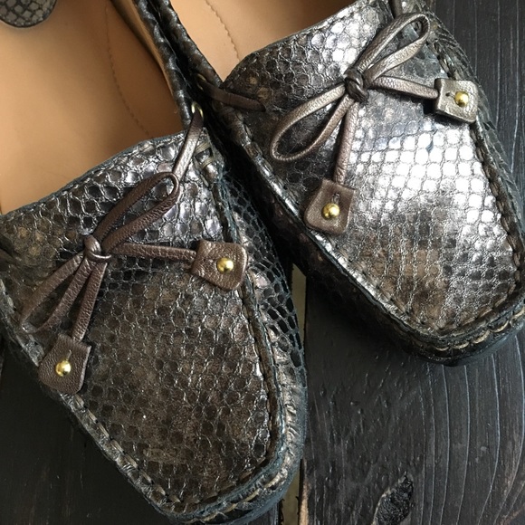 Clarks Shoes - Clark’s Snakeskin Loafer Driving Moccasin 9